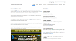 Desktop Screenshot of belmontsynagogue.org.uk